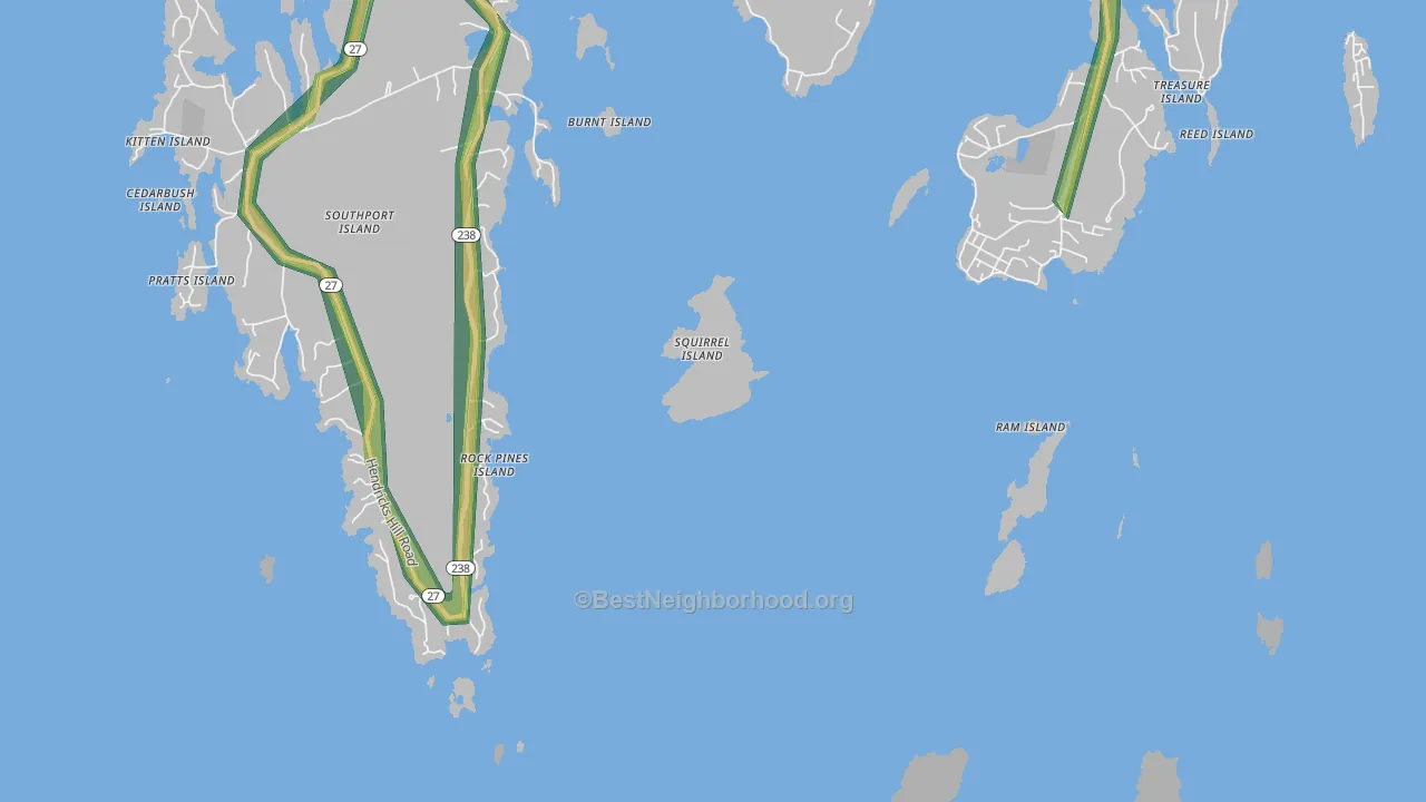 04570, ME Map of Noise Levels in 04570