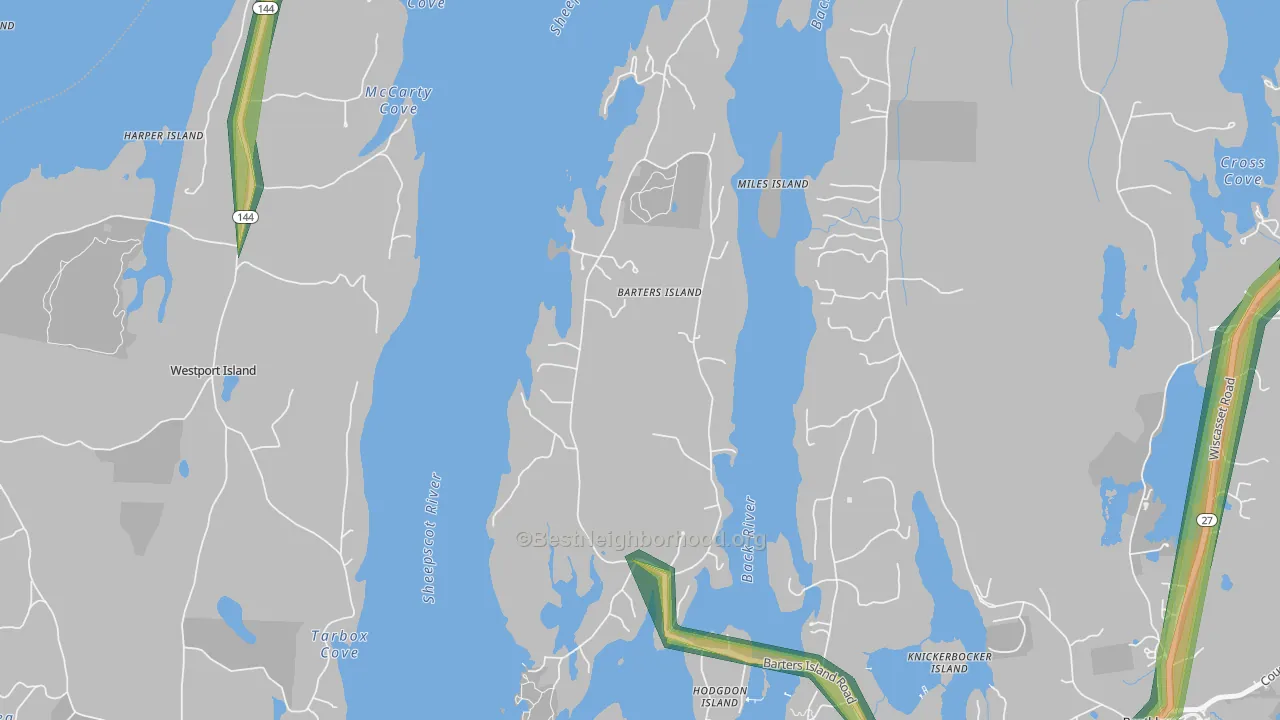 04571, ME Map of Noise Levels in 04571