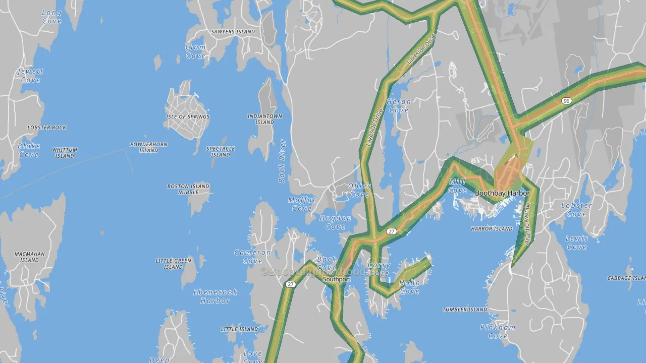 04575, ME Map of Noise Levels in 04575