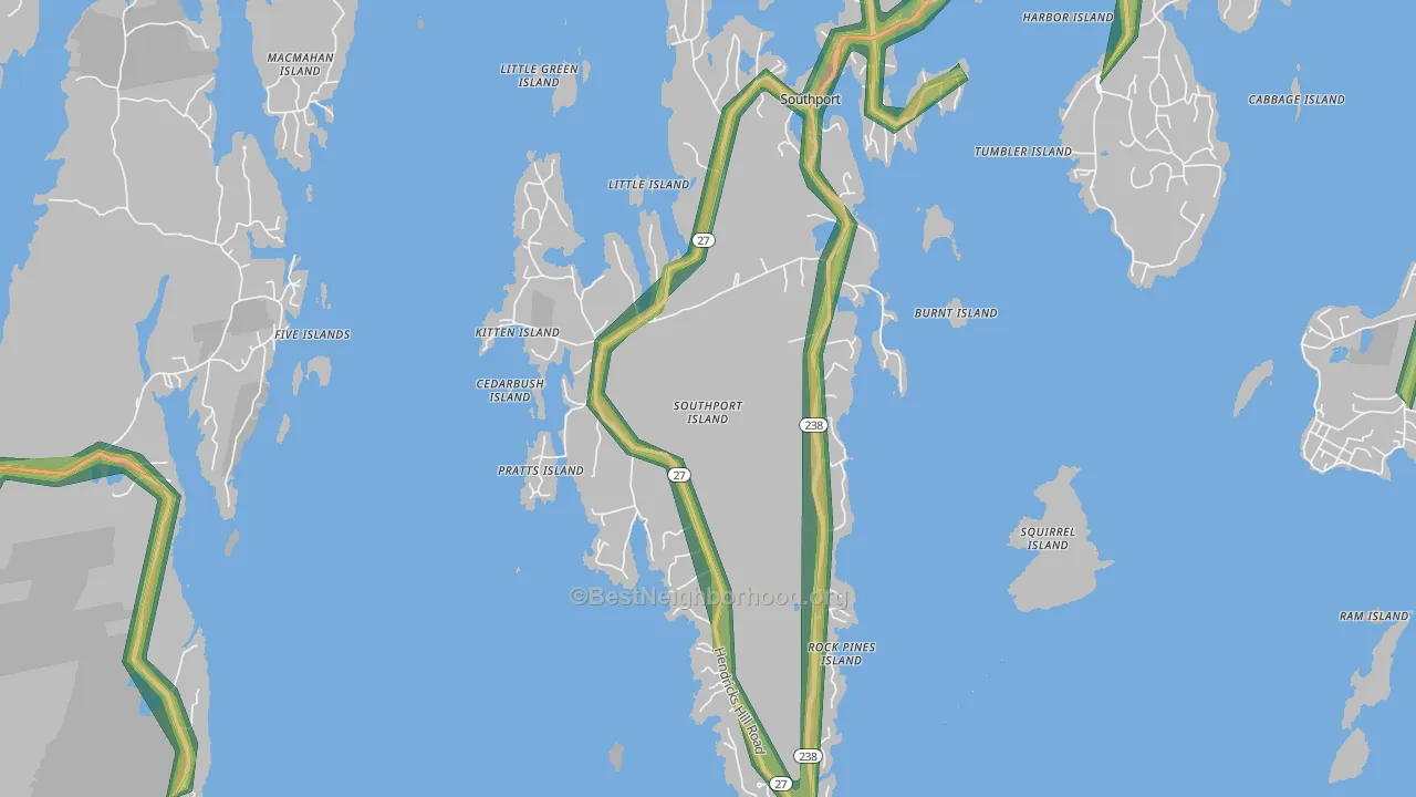 04576, ME Map of Noise Levels in 04576