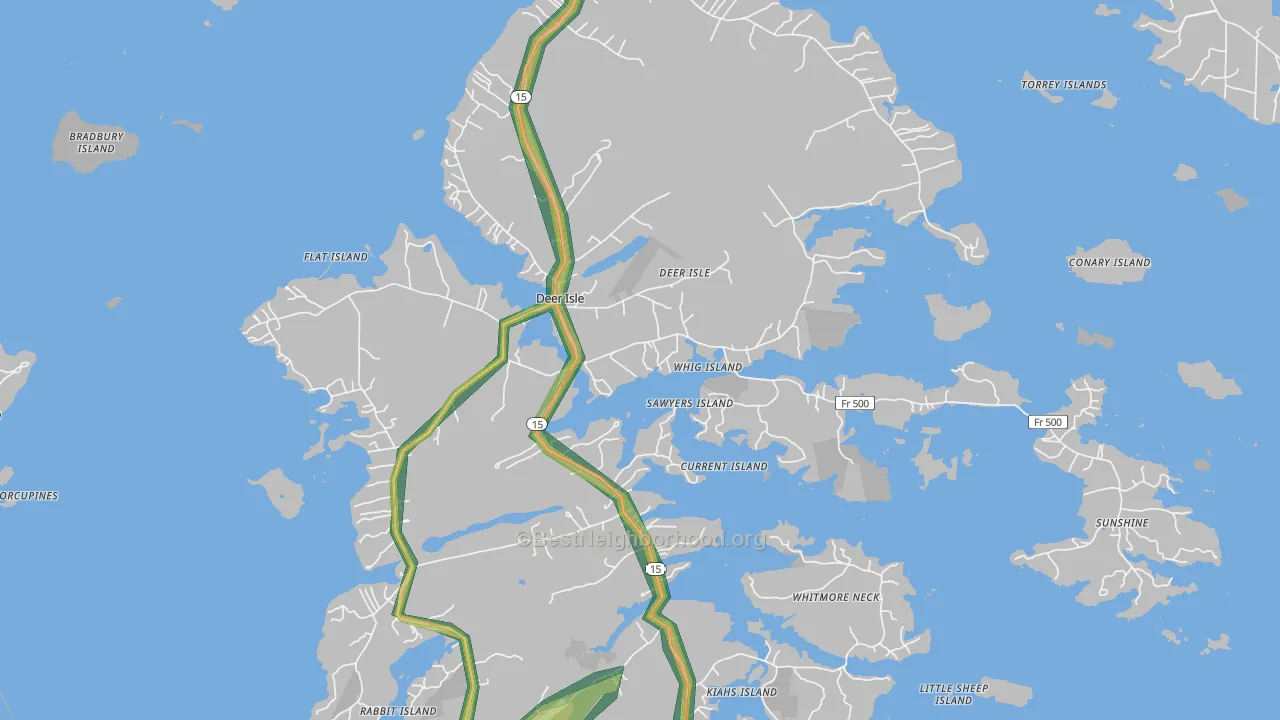 04627, ME Map of Noise Levels in 04627