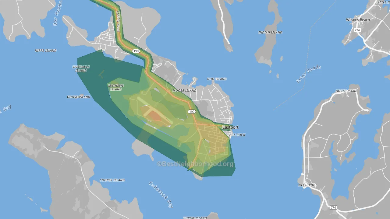 04631, ME Map of Noise Levels in 04631