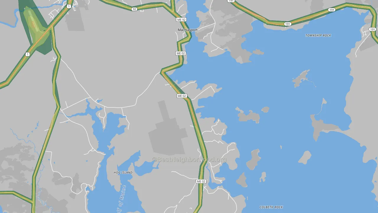 04655, ME Map of Noise Levels in 04655