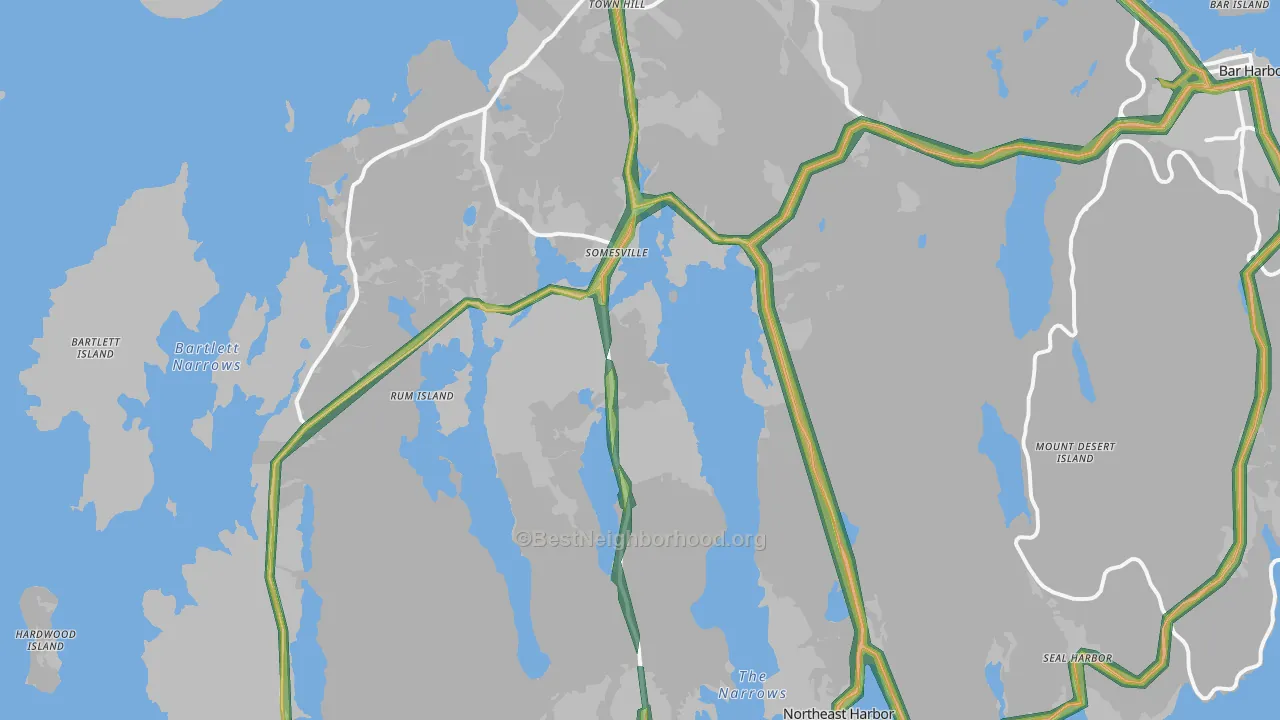 04660, ME Map of Noise Levels in 04660