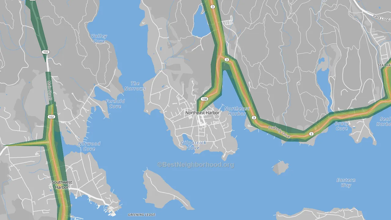 04662, ME Map of Noise Levels in 04662