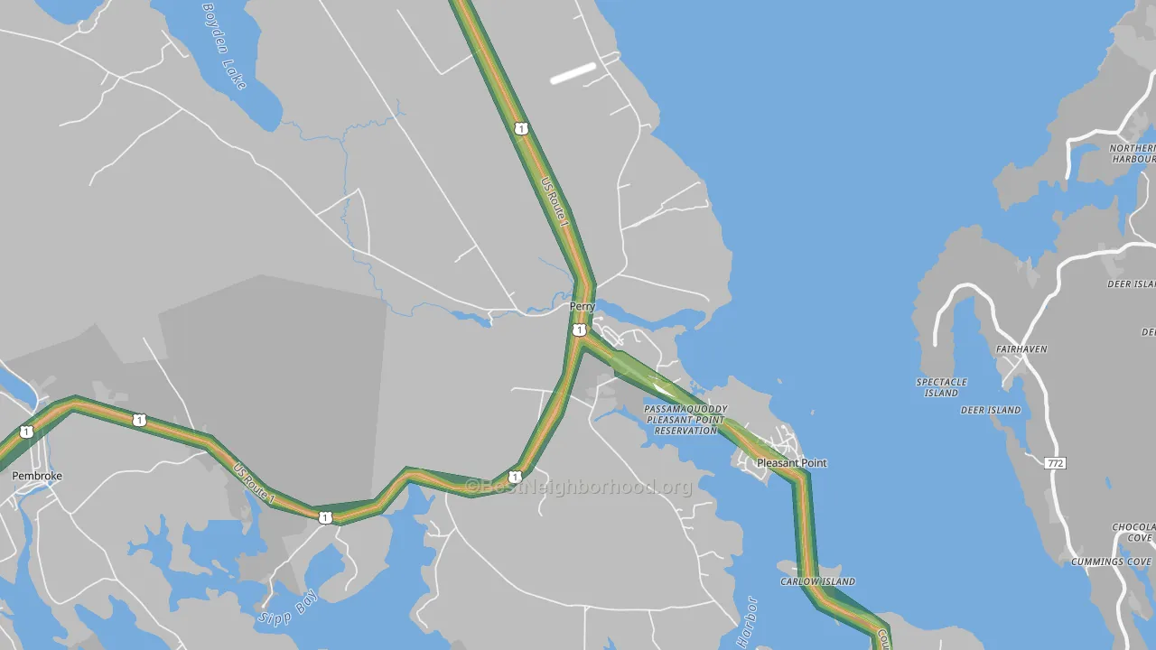 04667, ME Map of Noise Levels in 04667