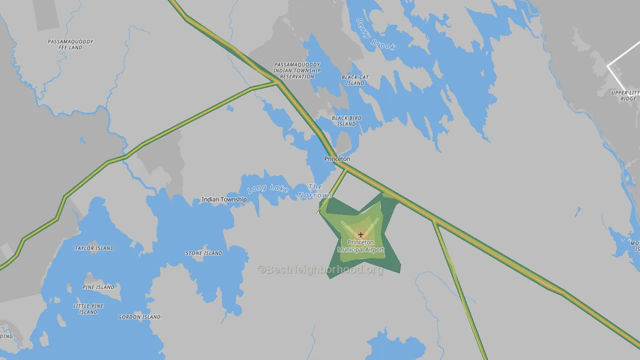 04668, ME Map of Noise Levels in 04668
