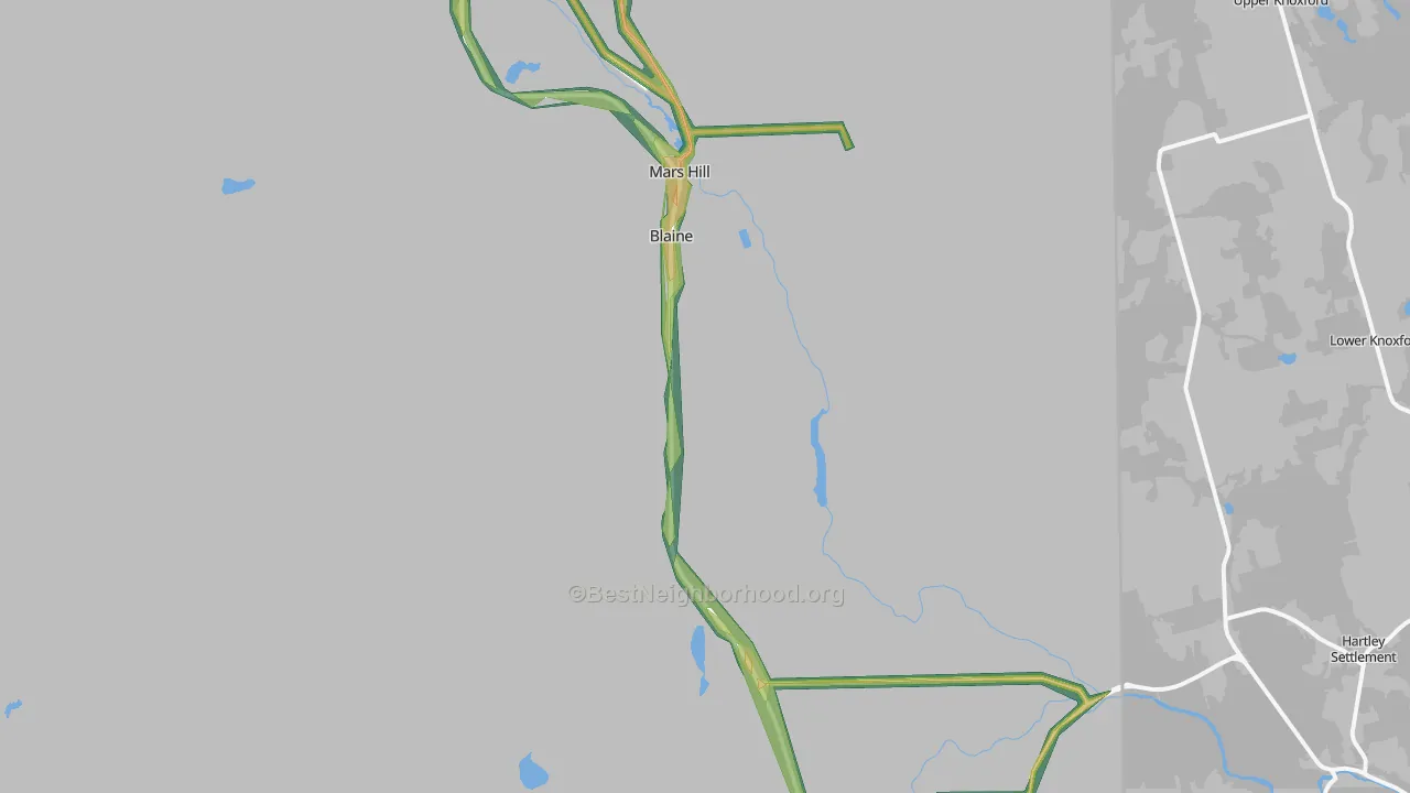 04734, ME Map of Noise Levels in 04734