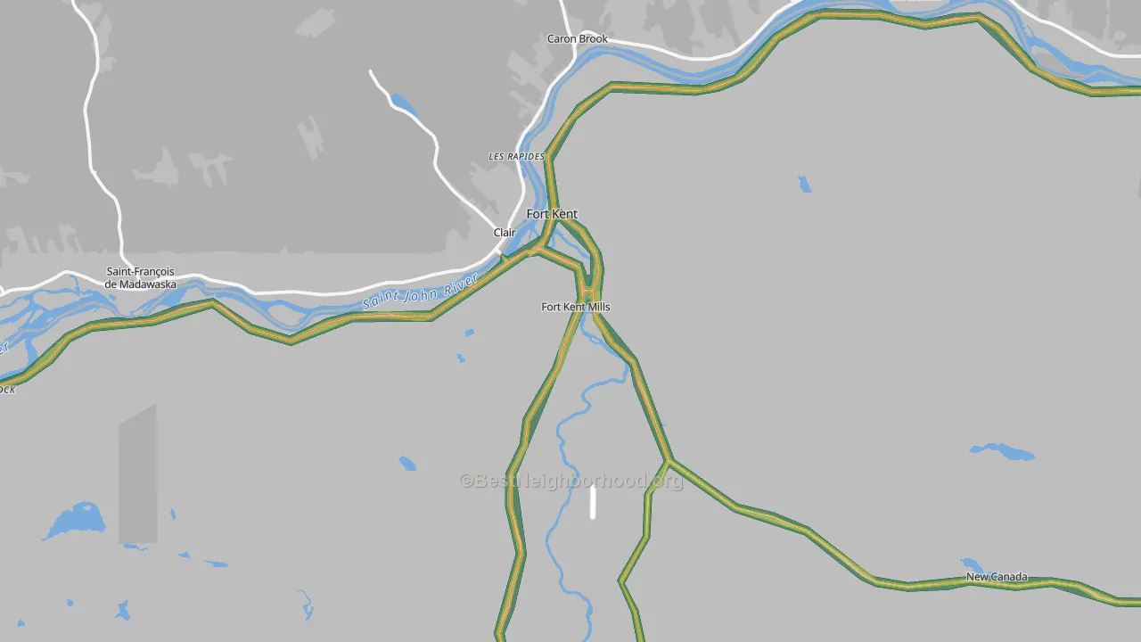 04743, ME Map of Noise Levels in 04743