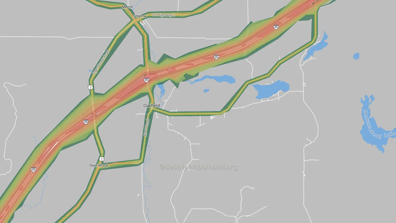 04763, ME Map of Noise Levels in 04763
