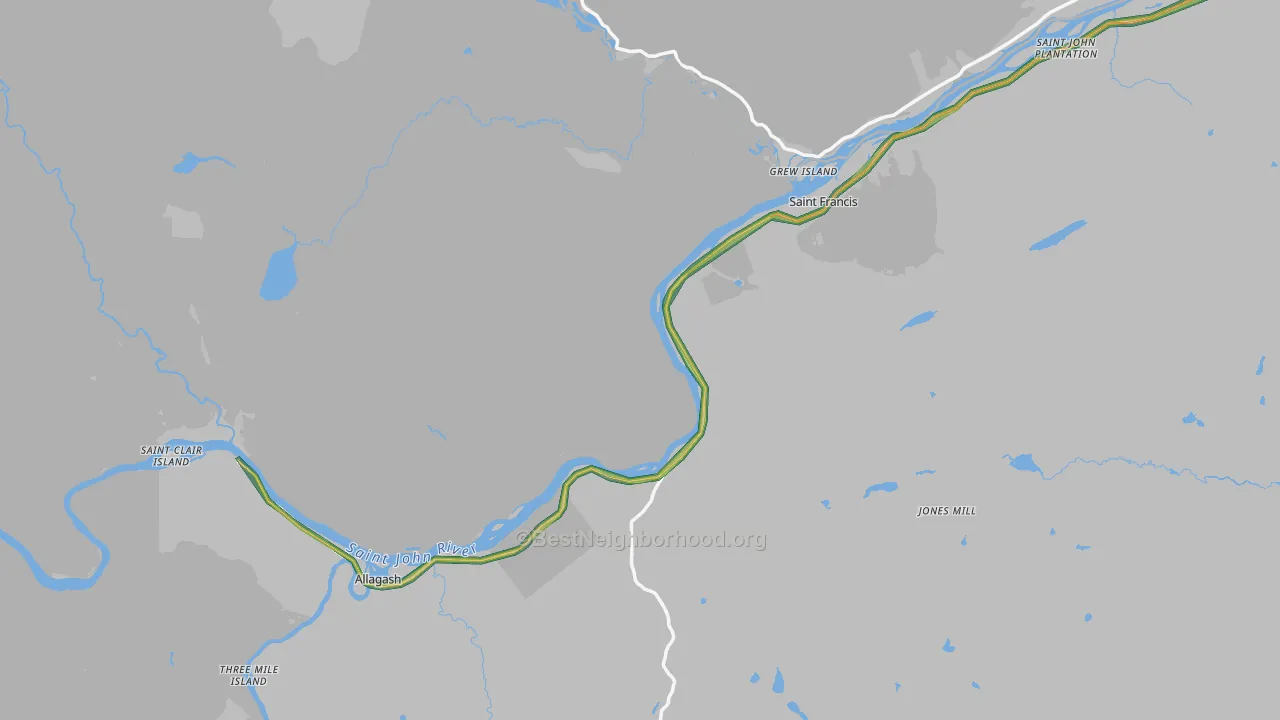04774, ME Map of Noise Levels in 04774