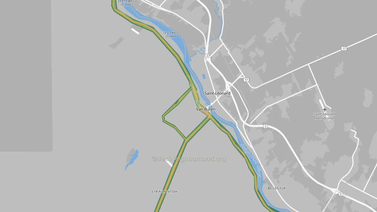 04785, ME Map of Noise Levels in 04785