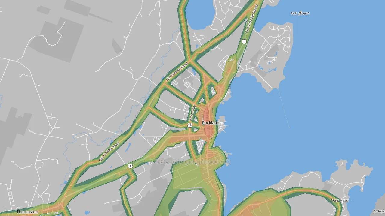 04841, ME Map of Noise Levels in 04841