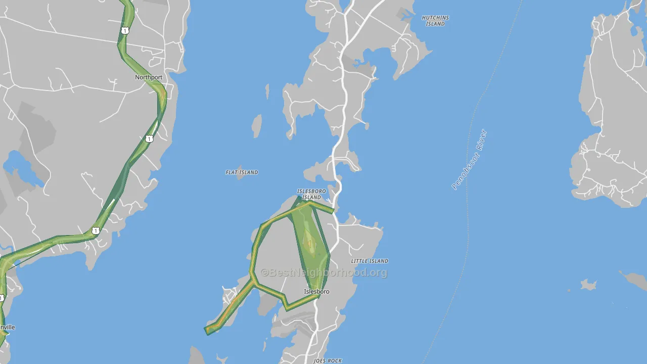 04848, ME Map of Noise Levels in 04848