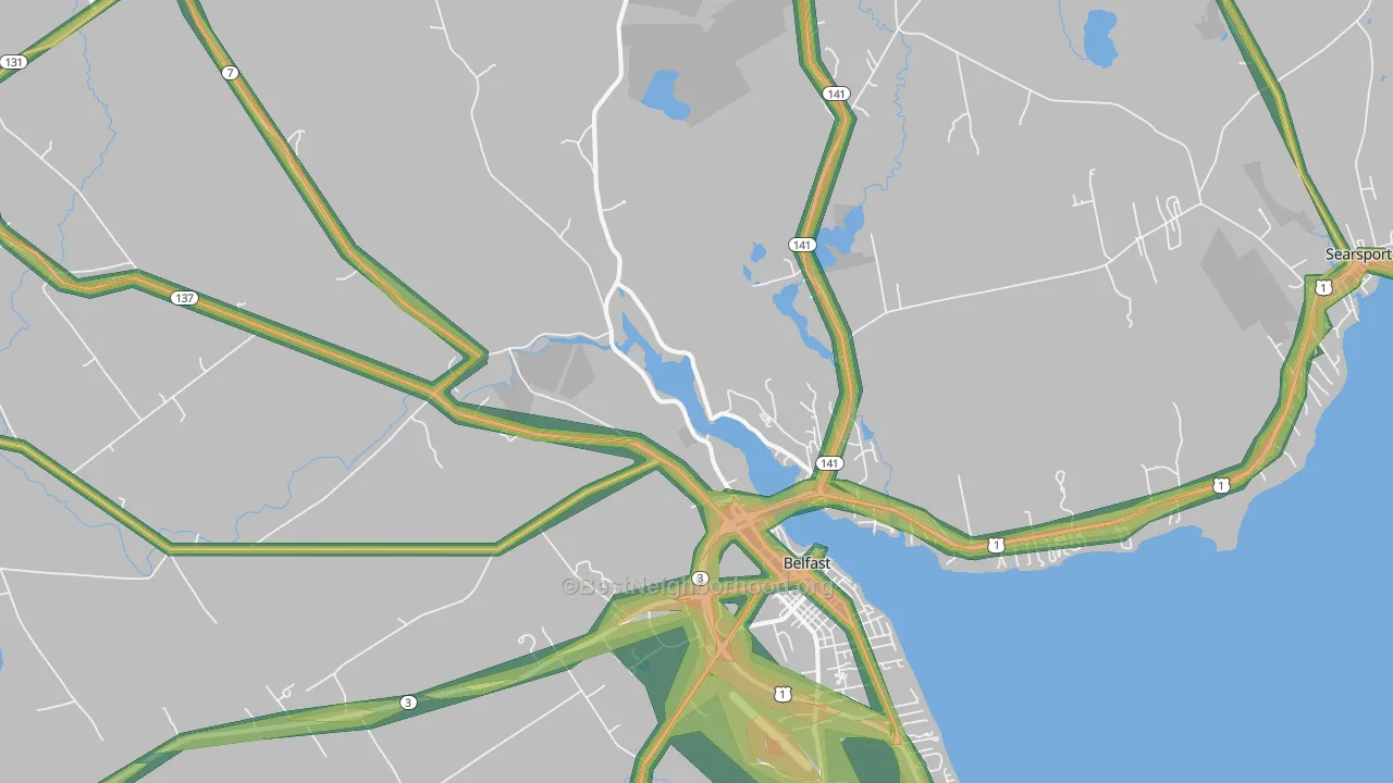 04915, ME Map of Noise Levels in 04915