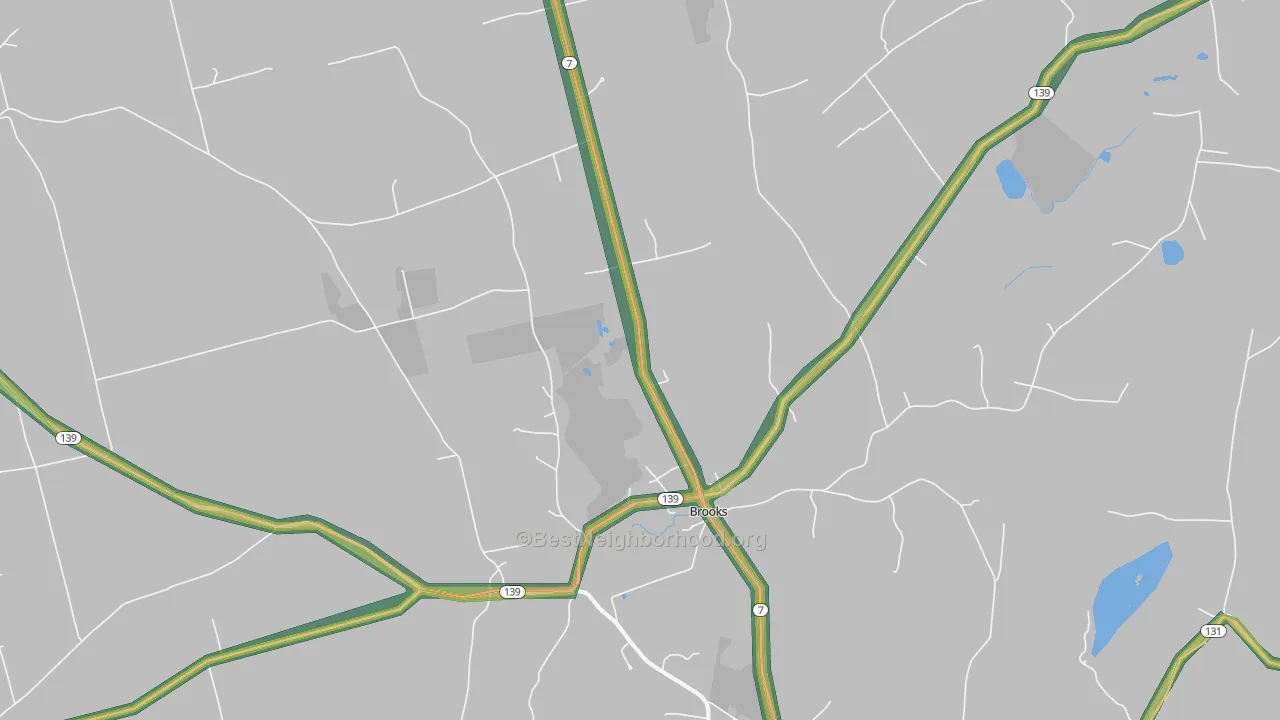 04921, ME Map of Noise Levels in 04921