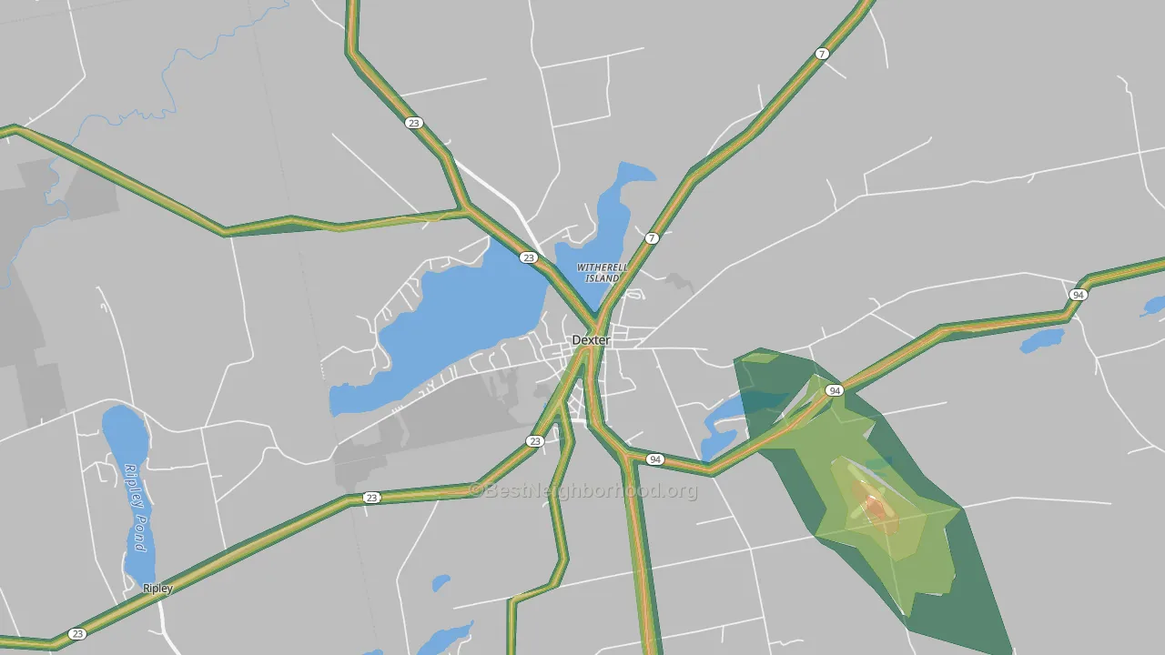 04930, ME Map of Noise Levels in 04930
