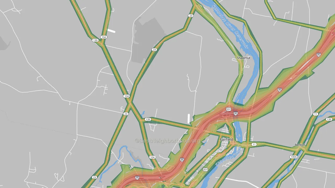 04937, ME Map of Noise Levels in 04937