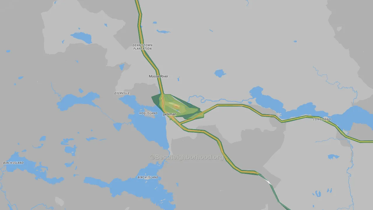 04945, ME Map of Noise Levels in 04945