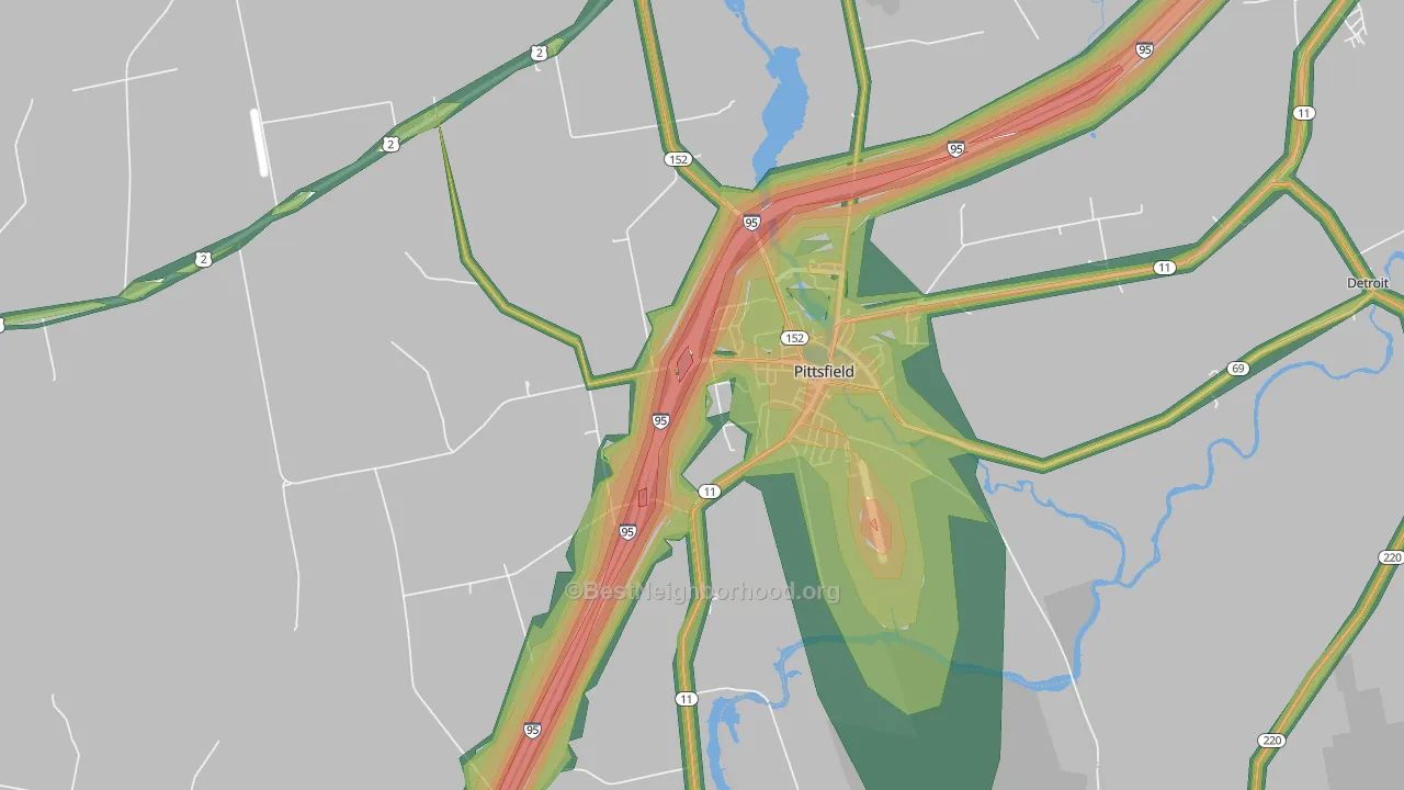 04967, ME Map of Noise Levels in 04967