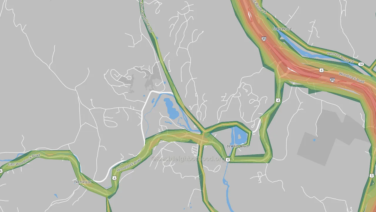 05059, VT Map of Noise Levels in 05059