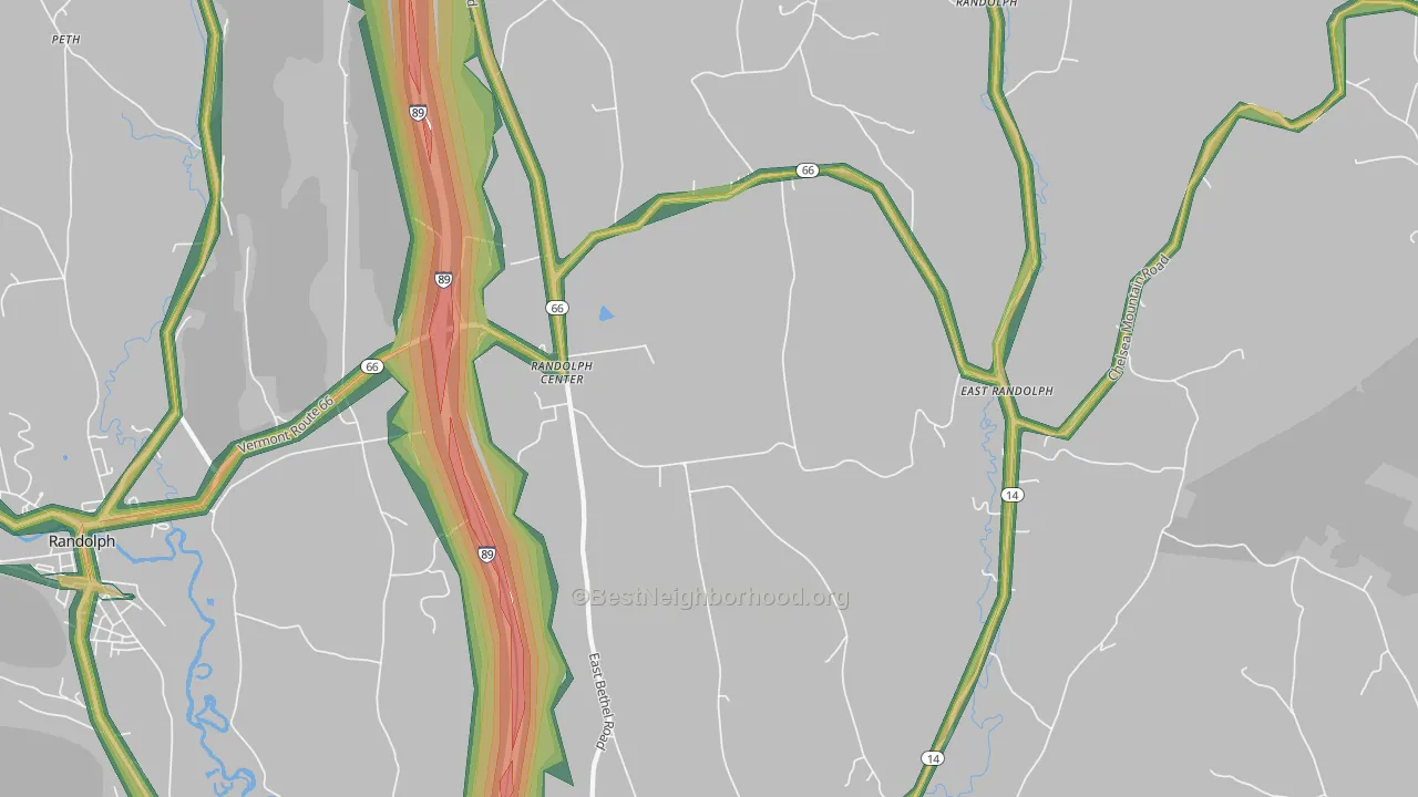 05061, VT Map of Noise Levels in 05061