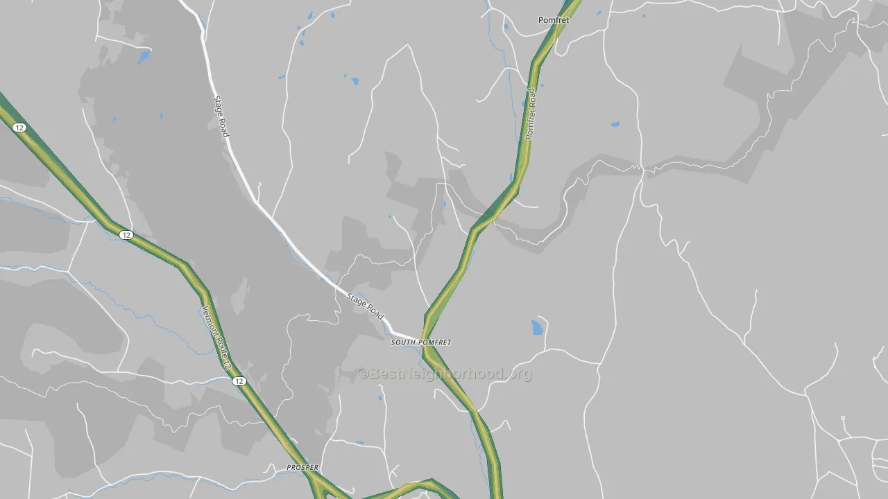 05067, VT Map of Noise Levels in 05067