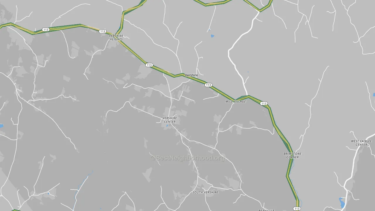 05079, VT Map of Noise Levels in 05079
