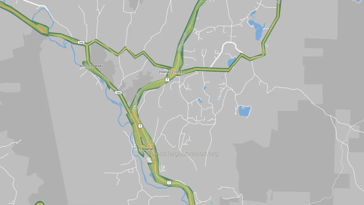 05261, VT Map of Noise Levels in 05261