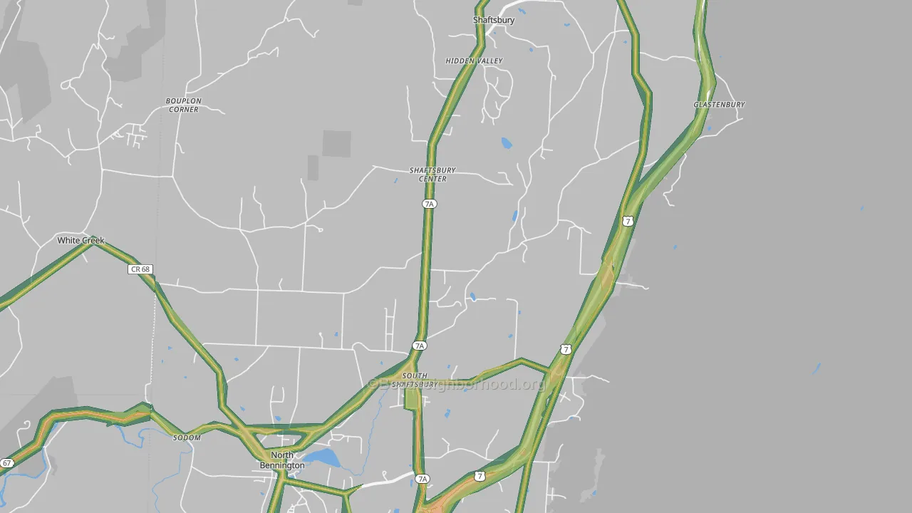 05262, VT Map of Noise Levels in 05262