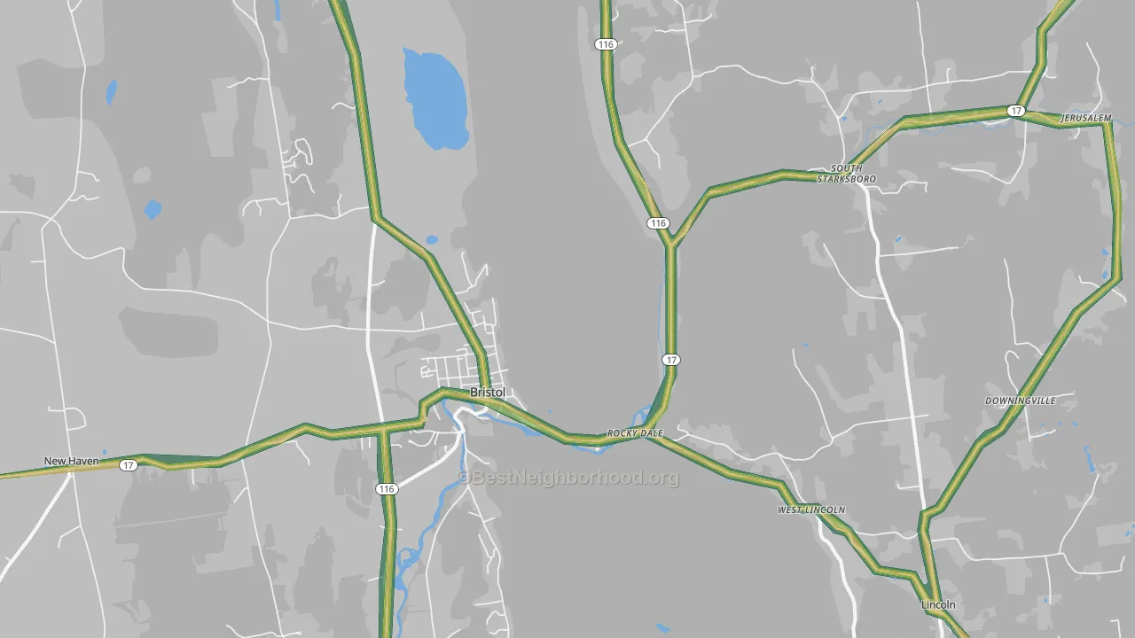 05443, VT Map of Noise Levels in 05443