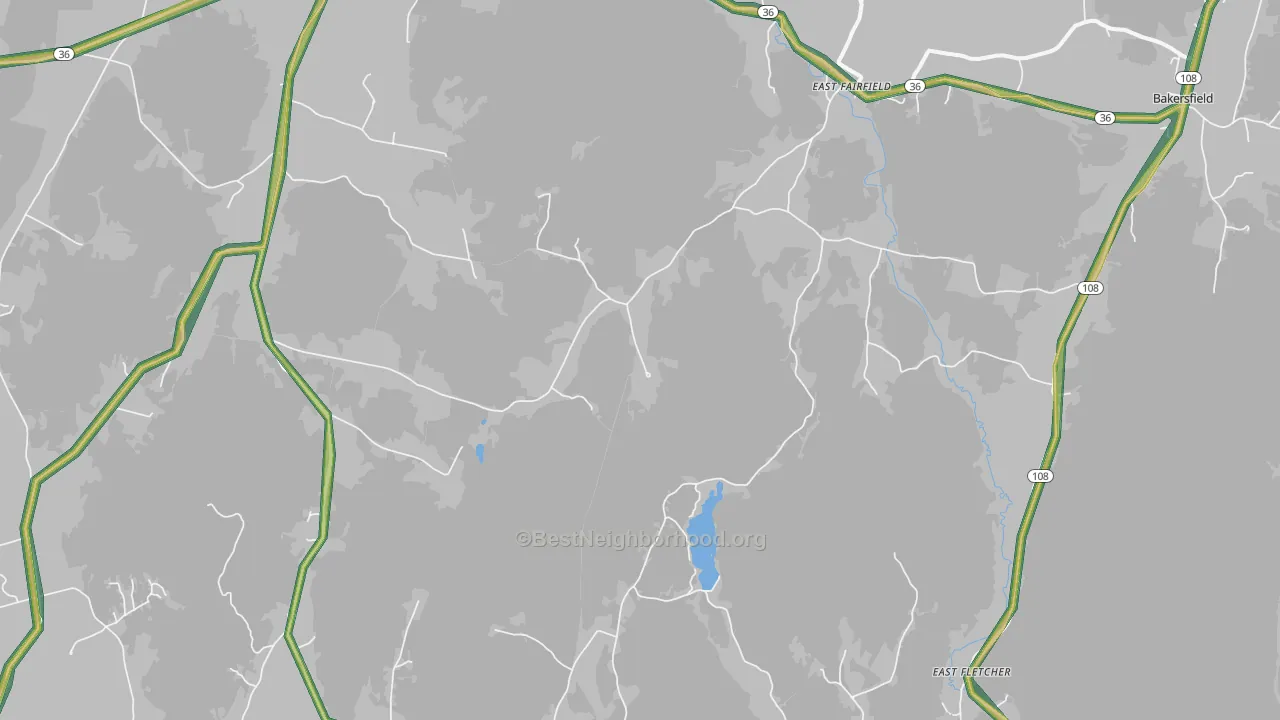 05448, VT Map of Noise Levels in 05448