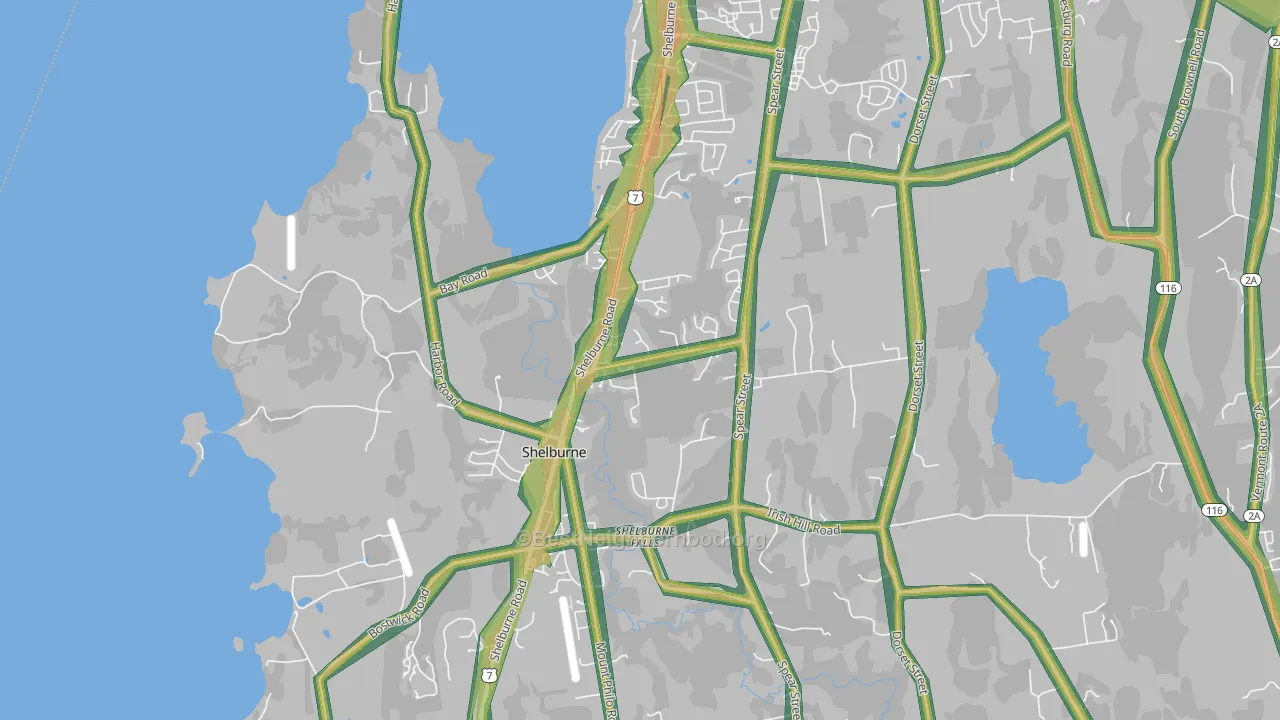 05482, VT Map of Noise Levels in 05482