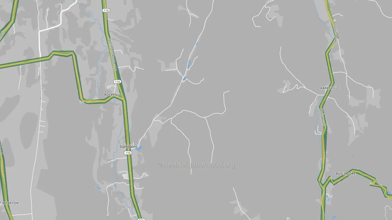 05487, VT Map of Noise Levels in 05487