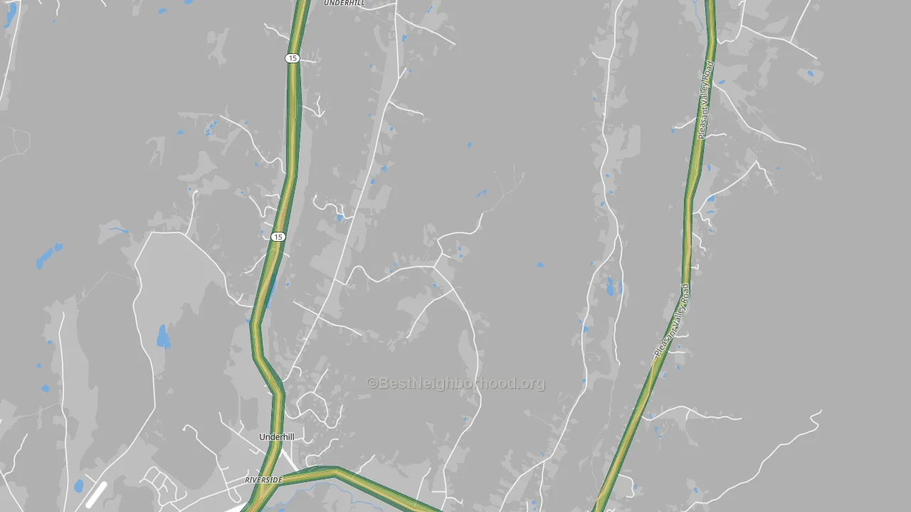 05489, VT Map of Noise Levels in 05489
