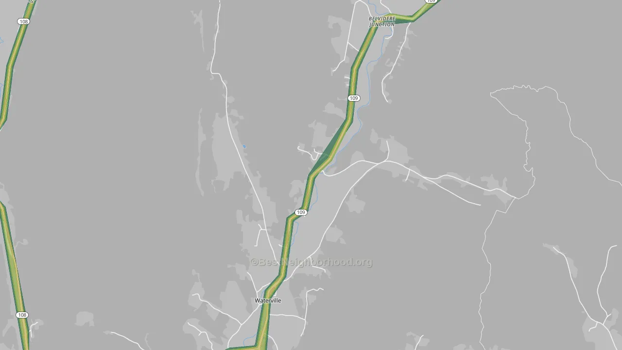 05492, VT Map of Noise Levels in 05492