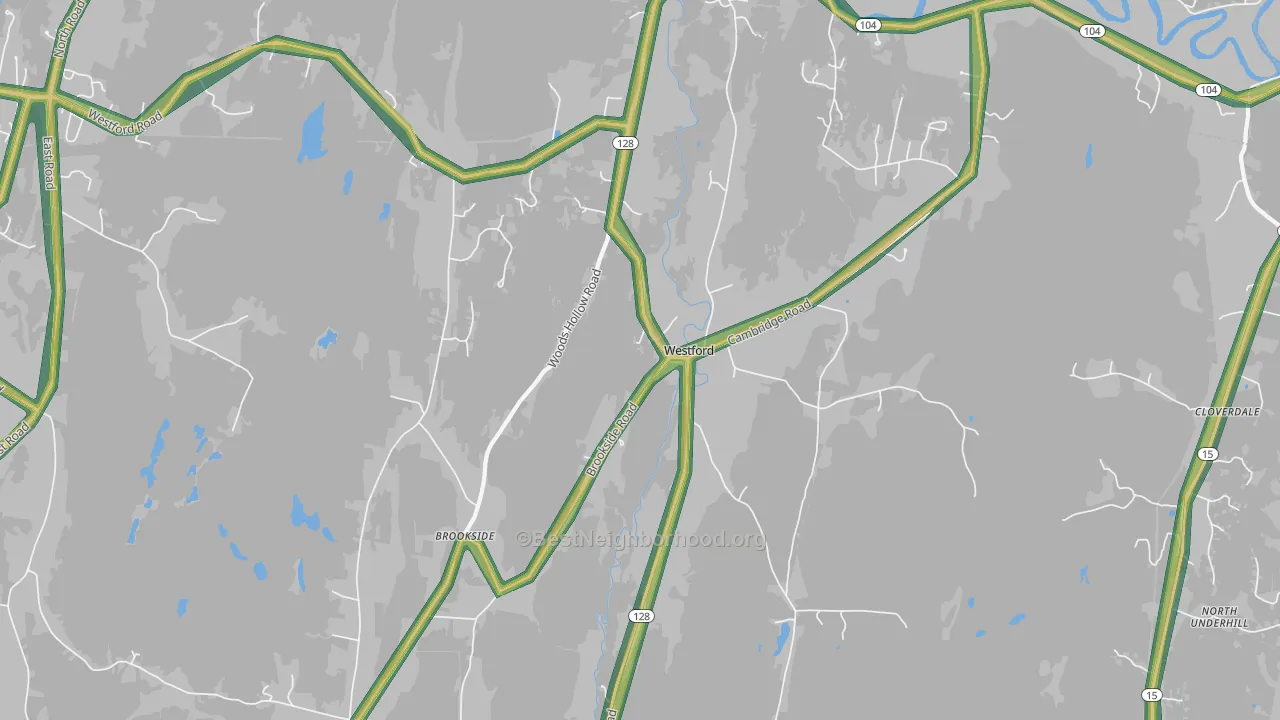 05494, VT Map of Noise Levels in 05494