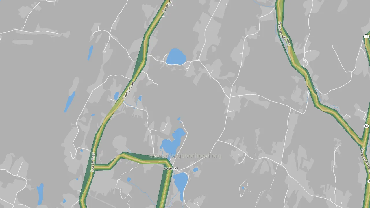 05640, VT Map of Noise Levels in 05640