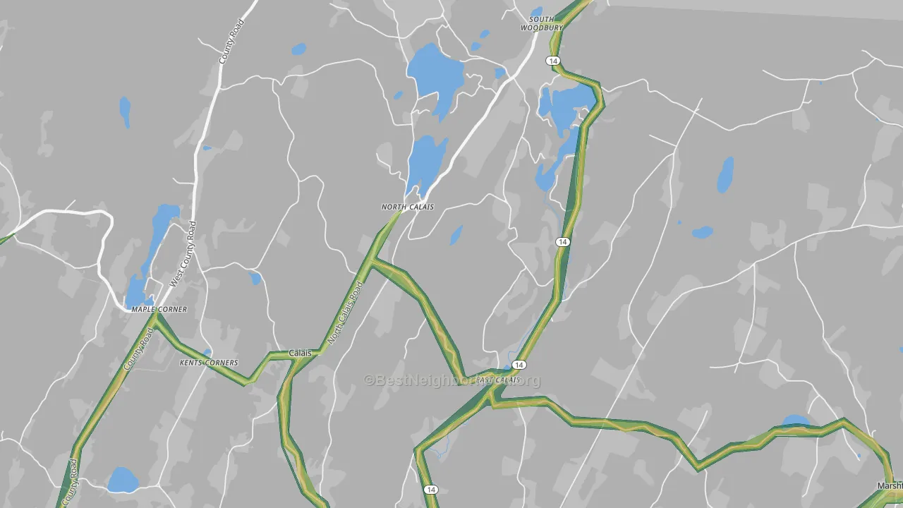 05650, VT Map of Noise Levels in 05650