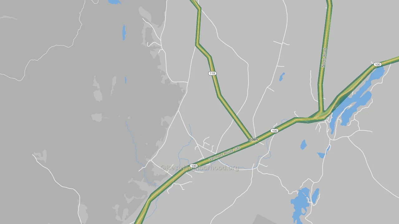 05652, VT Map of Noise Levels in 05652