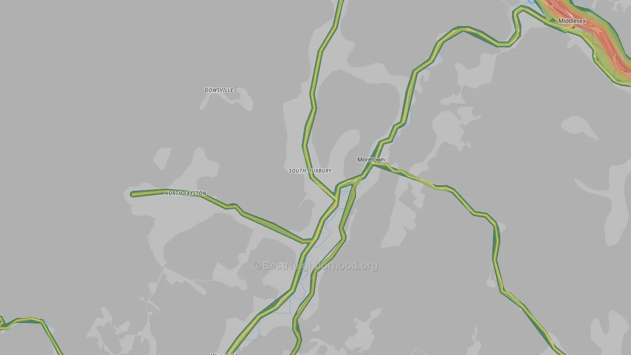 05660, VT Map of Noise Levels in 05660