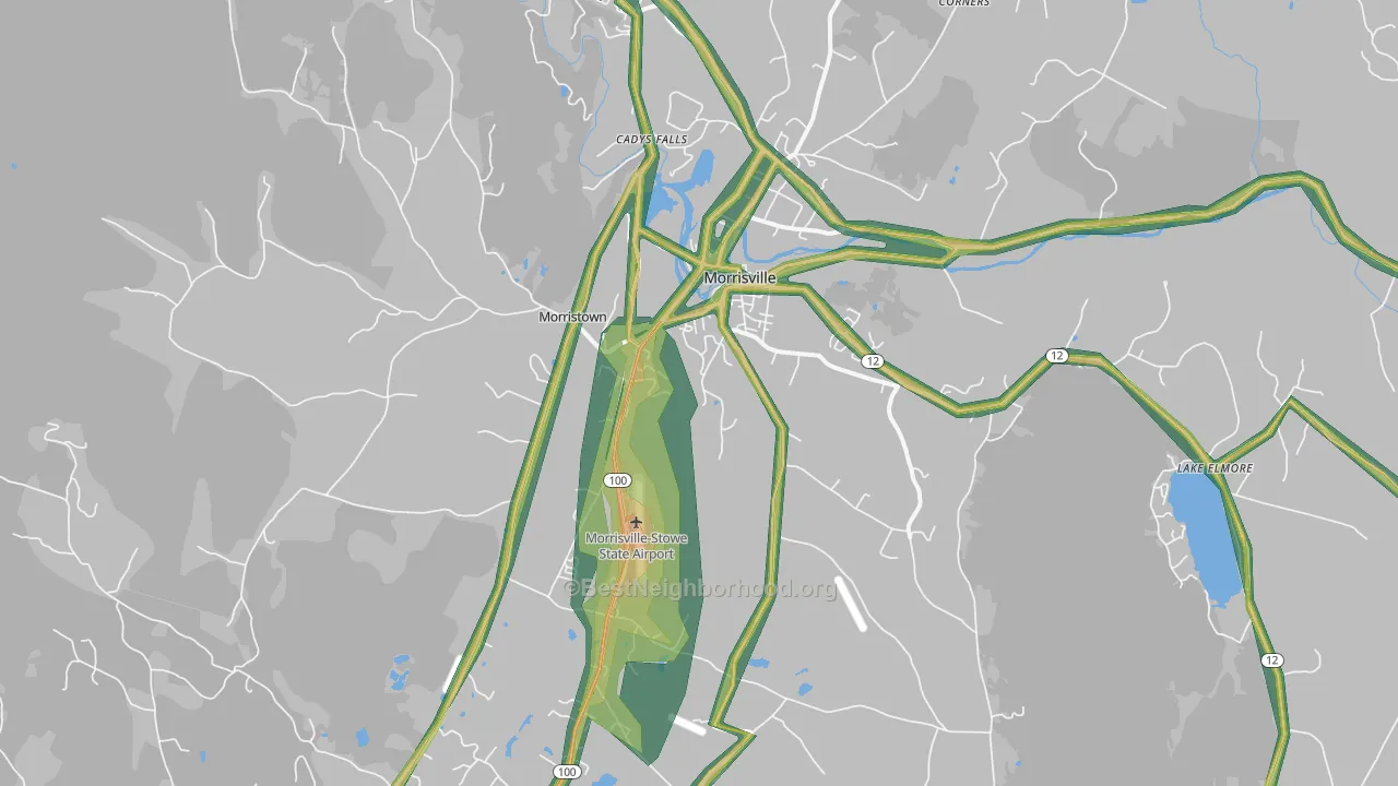 05661, VT Map of Noise Levels in 05661
