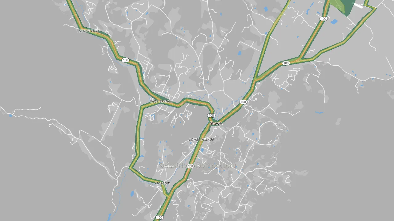 05672, VT Map of Noise Levels in 05672