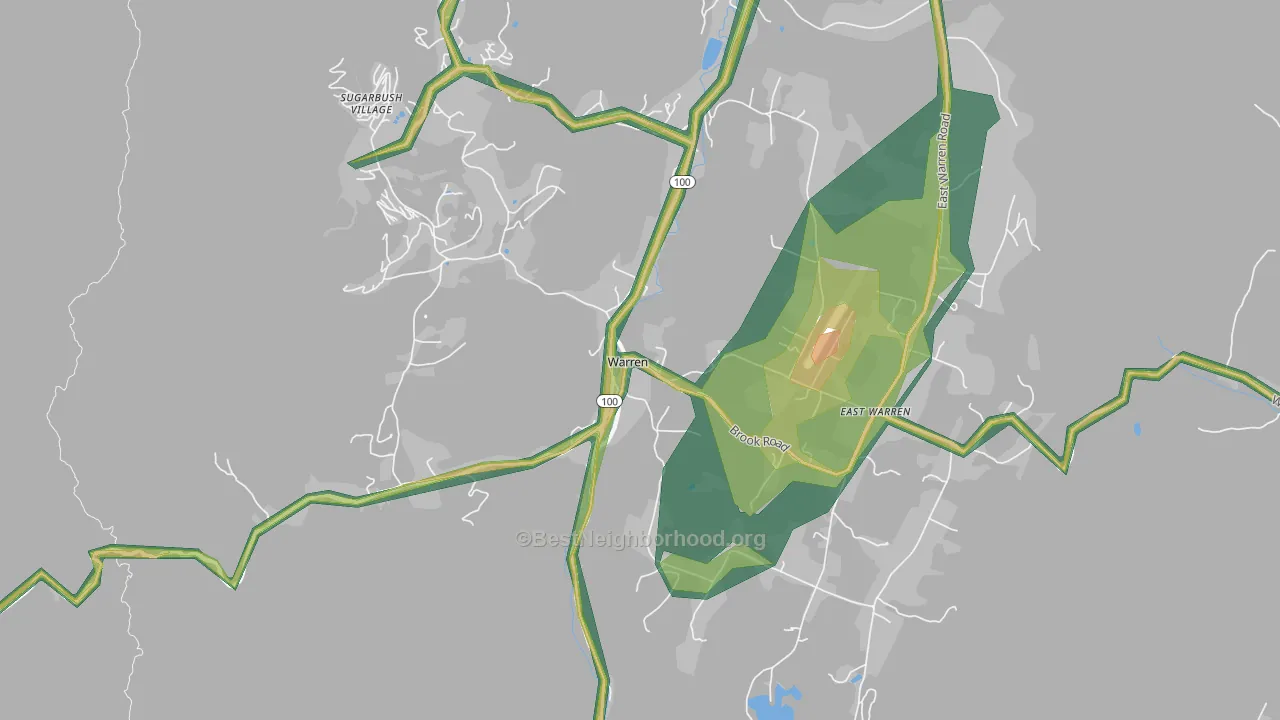 05674, VT Map of Noise Levels in 05674