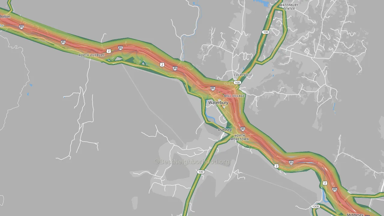 05676, VT Map of Noise Levels in 05676