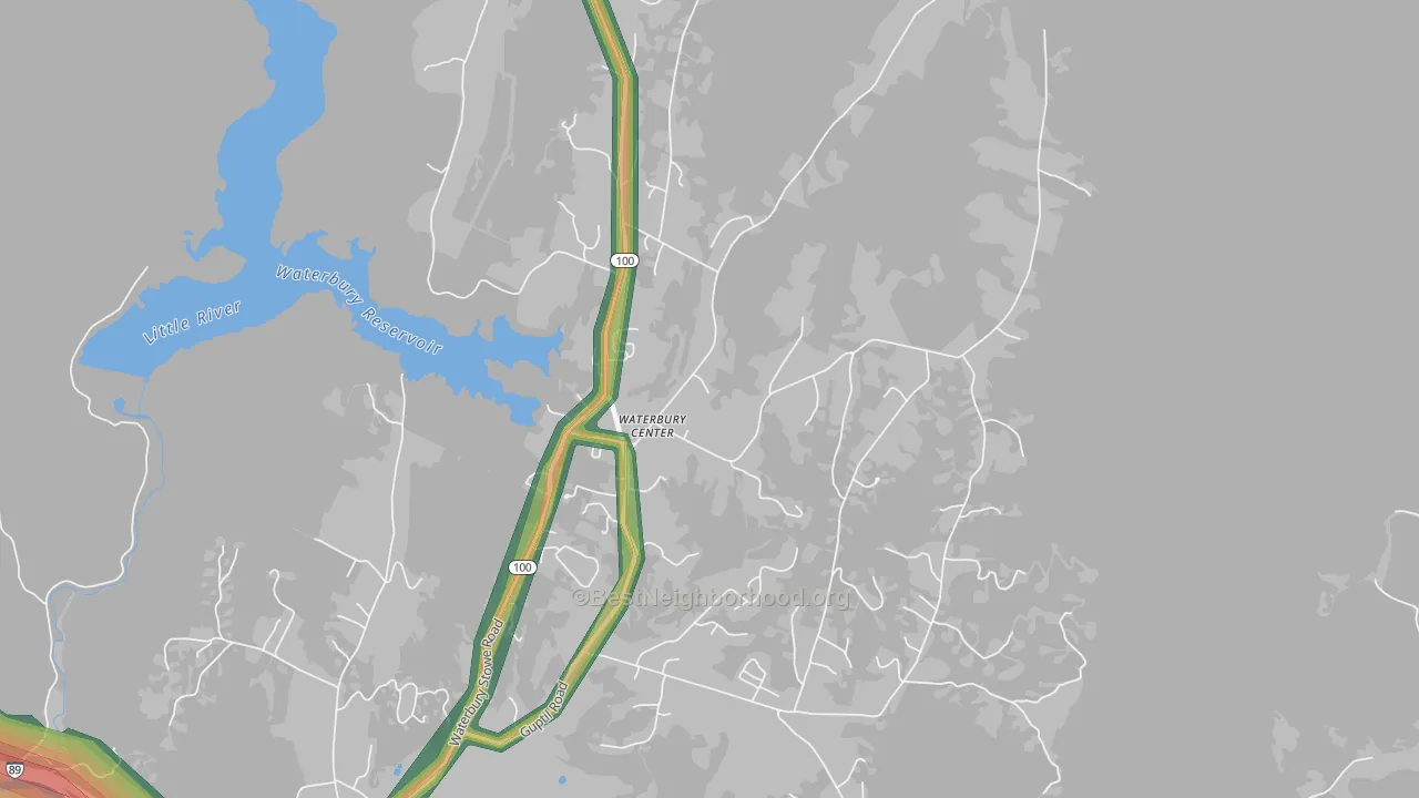 05677, VT Map of Noise Levels in 05677