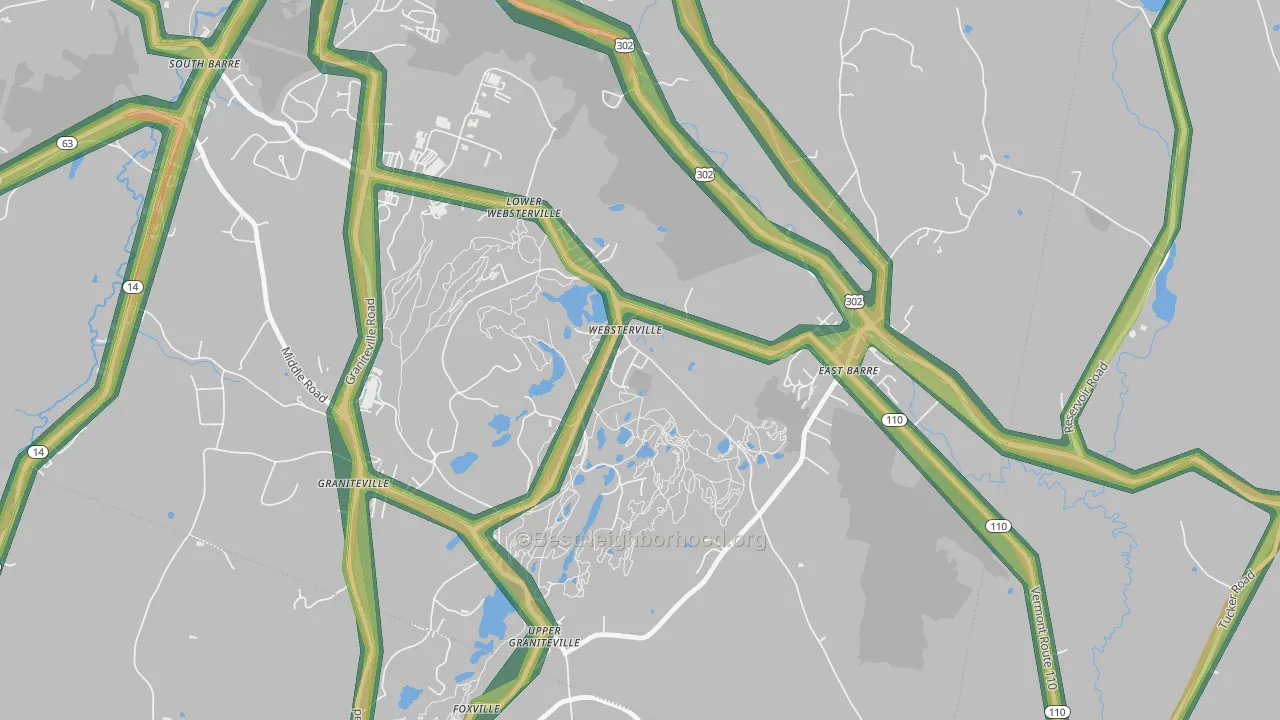 05678, VT Map of Noise Levels in 05678