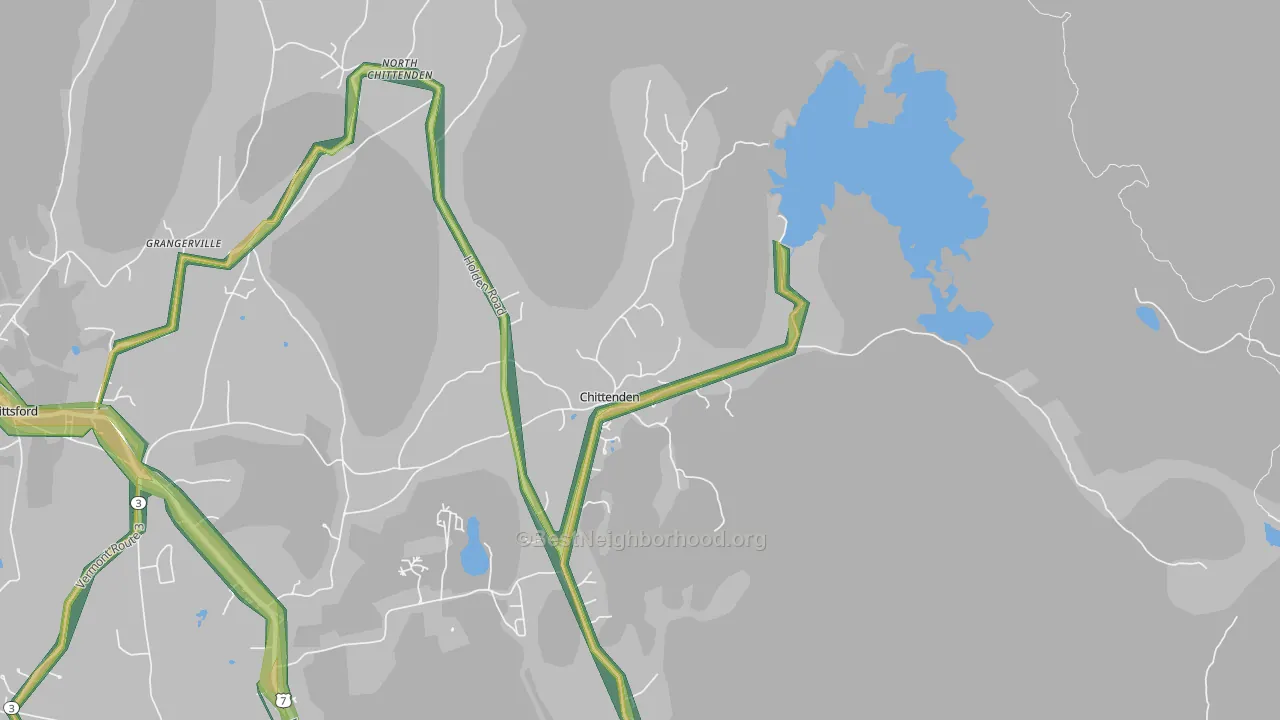 05737, VT Map of Noise Levels in 05737