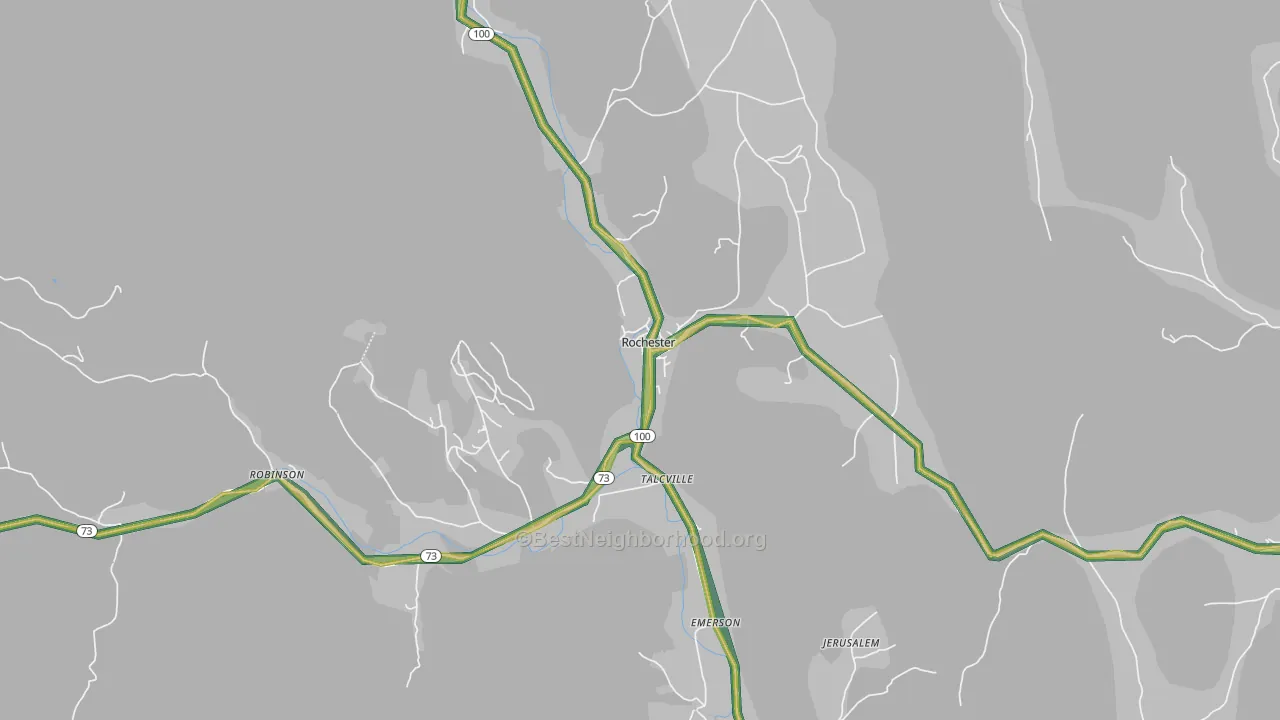 05767, VT Map of Noise Levels in 05767