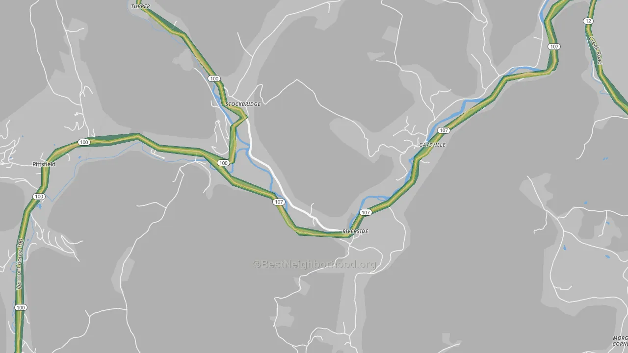 05772, VT Map of Noise Levels in 05772